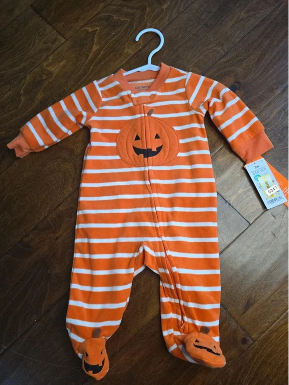 3m brand new halloween pajamas from carter's item, 343G6